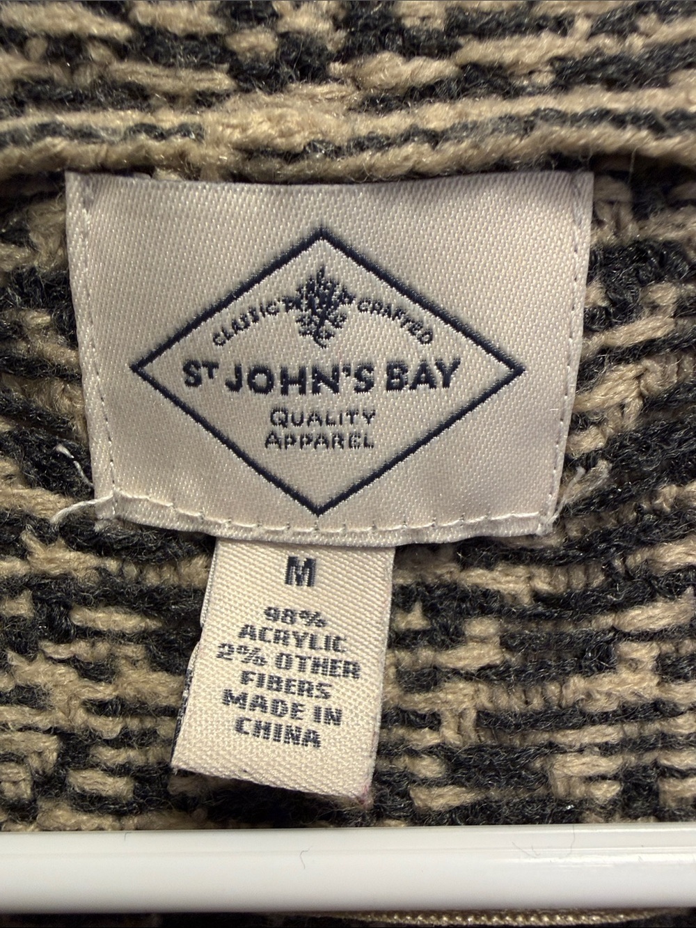 Stunning St John’s Bay Women’s Cozy Print Cardigan Size Medium - Picture 4 of 5